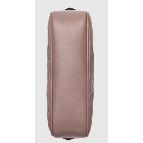 GUCCI GG MARMONT SMALL MATELASSÉ SHOULDER BAG IN DUSTY PINK - Picture 5 of 8